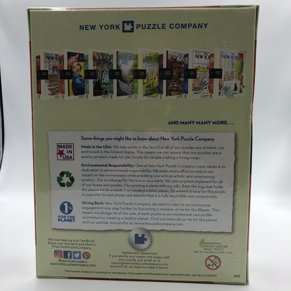 The New Yorker Jigsaw Puzzle Cat's Eye View W29 - Picture 3 of 5